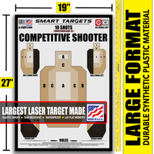 Load image into Gallery viewer, COMPETITIVE SHOOTER SYNTHETIC TARGET -  19&quot; x 27&quot;